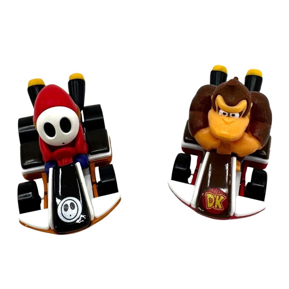 Hot Wheels Mario Kart Donkey Kong & Shy Guy Kart Lot 2018